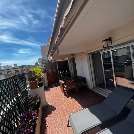 Top-of-range Of 90m2 & 20m2 Of Sunny Terrace, 2min From Sea أنتيب